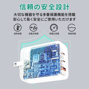 60W USB充電器 AUKEY(オーキー)