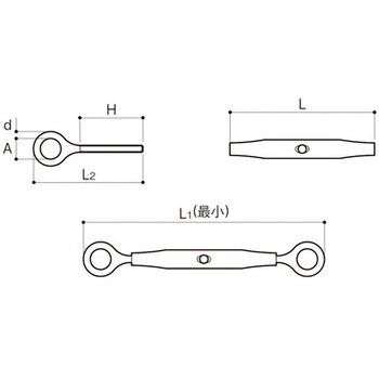 パイプターンバックル(オーフ) ステンレス AIOULE(ふじわら)