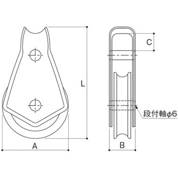 Fブロック 30mm 固定式 AIOULE(ふじわら)