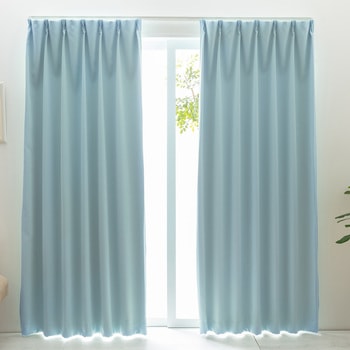 防炎・1級遮光(多色)ドレープカーテン ベルーイ ユニベール