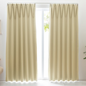 防炎・1級遮光(多色)ドレープカーテン ベルーイ ユニベール