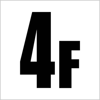 150角アルミ複合板ピクトサイン APS150階数 グリーンクロス