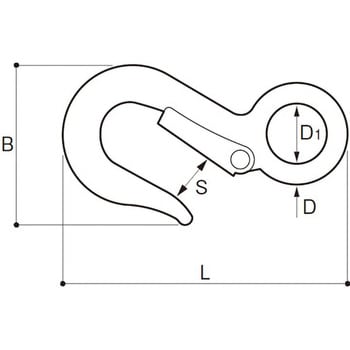 ヘビーナスカン ステンレス ふじわら(AIOULE) 吊具用アイスナップ