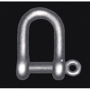鉄ユニクロメッキ 捻込シャックル AIOULE(ふじわら)