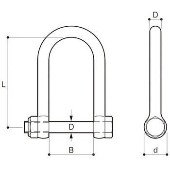 SLUシャックル ステンレス AIOULE(ふじわら)