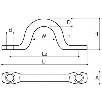 アイストラップ ステンレス AIOULE(ふじわら)