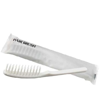 ストレートヘアブラシ ホワイト(マット袋入) 三和