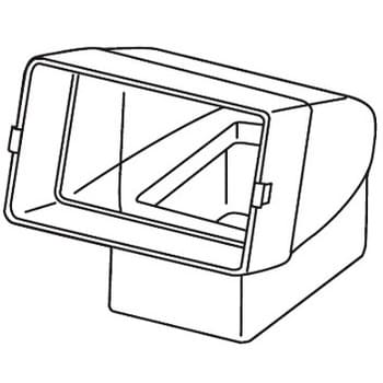 KZ7576 いぶし雨とい角 N2.5 たて横エルボ 1個 パナソニック(Panasonic) 【通販モノタロウ】