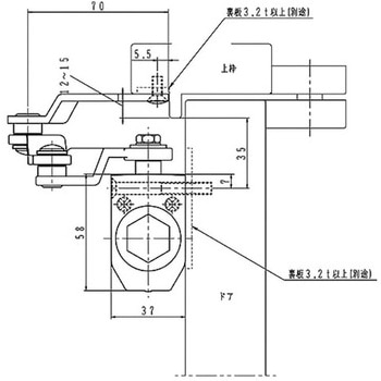 ドアクローザー 5000シリーズ パラレル型(ストップなし) NEW STAR(日本ドアーチェック製造)