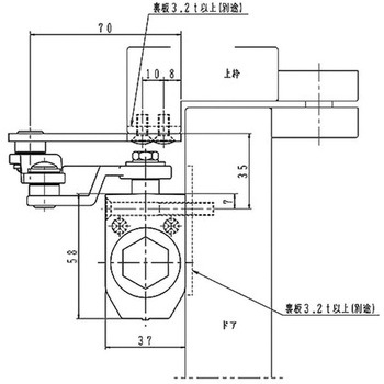 ドアクローザー 5000シリーズ パラレル型(ストップなし) NEW STAR(日本ドアーチェック製造)
