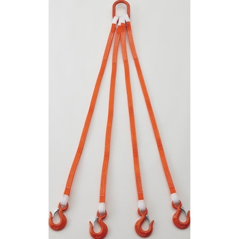フック付きベルトスリング 4本吊り - TRUSCO