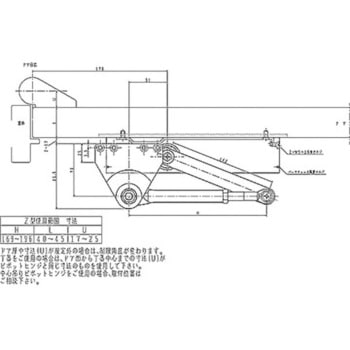 ドアクローザー 7000シリーズ パラレル型(ストップ付) NEW STAR(日本ドアーチェック製造)