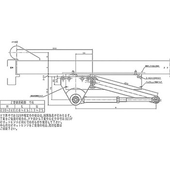 ドアクローザー 7000シリーズ パラレル型(ストップ付) NEW STAR(日本ドアーチェック製造)