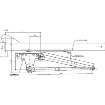 ドアクローザー 7000シリーズ パラレル型(ストップ付) NEW STAR(日本ドアーチェック製造)