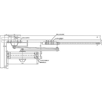 ドアクローザー 80シリーズ パラレル型(ストップなし) NEW STAR(日本ドアーチェック製造)