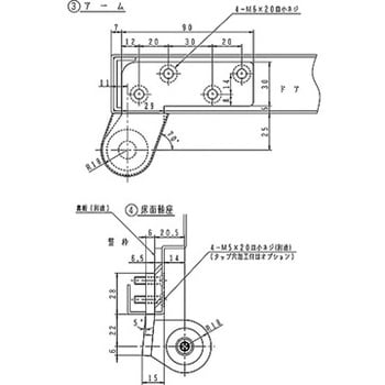 ニュースター オートパワーヒンジ 防火ドア用 HC-18T - 金物、部品