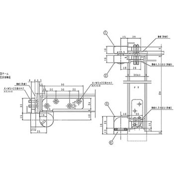 SUS-3C ヒンジ PH SUS製 R 1個 NEW STAR(日本ドアーチェック製造