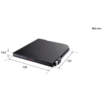 BUFFALO USB3．2(Gen1)対応 ポータブルBD 書込みソフト添付 ブラック BRXL-PTV6U3-BKA Amazon.co.jp: バッファロー BRXL-PTV6U3-BKB (ブラック) USB3.2