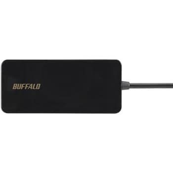 LUD-U3-AGHBK Giga対応 USB-A LANアダプターハブ付 1個 BUFFALO(バッファロー) 【通販モノタロウ】