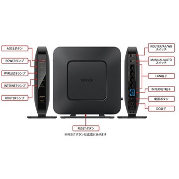 WSR-1800AX4/DWH 無線LAN親機11ax/ac/n/a/g/b 574+1200Mbps 1個
