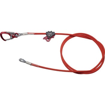 スチールケーブルコア内蔵調整式ワークポジショニング器具ランヤード Cable Adjuster(ケーブルアジャスター 2m+0995) CAMP Safety