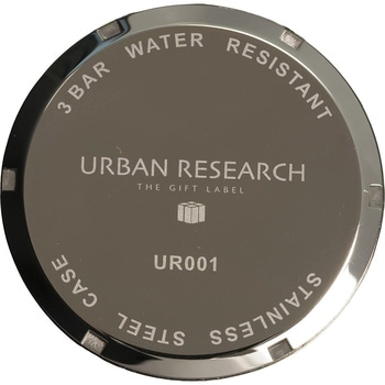 URBAN RESEARCH(アーバンリサーチ) 腕時計 UR001-01 メンズ ブラック URBAN RESEARCH(アーバンリサーチ)