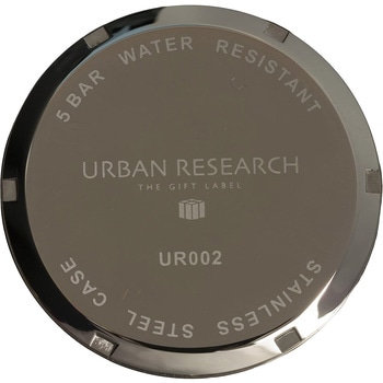 URBAN RESEARCH(アーバンリサーチ) 腕時計 UR002-01 メンズ ブラック URBAN RESEARCH(アーバンリサーチ)