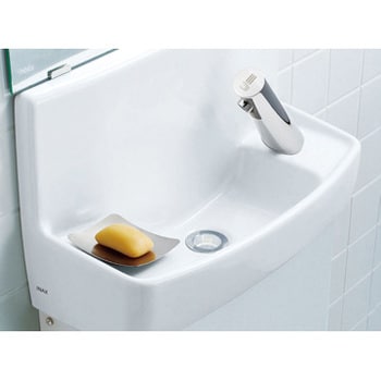 L-A74PD/BW1 壁付手洗器 (奥行200mm)プッシュ水栓タイプ 1個 LIXIL