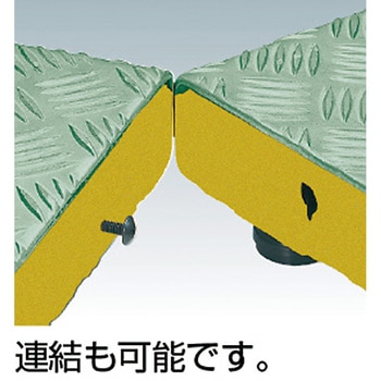 縞鋼板ステップ(スチール製縞鋼板タイプ低床用・高床用) 高床用 TRUSCO