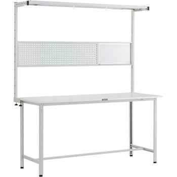 軽量立ち作業台(ツールハンガーオプションフルセット付)リノリューム張 TRUSCO