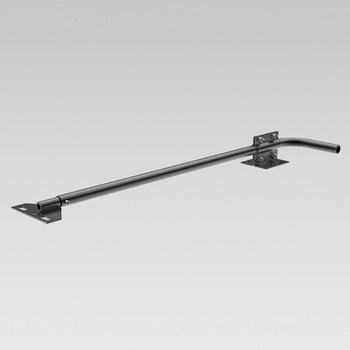 投光器・看板灯用アーム ブラケット 約90cm 黒 GOODGOODS(グッド・グッズ)