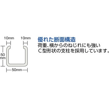 中量ボルト式棚”R3型”(300kgタイプ、高さ2100mm、6段タイプ) 単体型(高さ2100mm 棚段数6段タイプ) TRUSCO