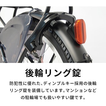 TDN-207L-BK 電動アシスト自転車 TDN-207L【完成組立品】 1台 PELTECH(ペルテック) 【通販モノタロウ】