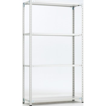 CB型セミボルトレス軽量棚 4段 高さ2100mm TRUSCO