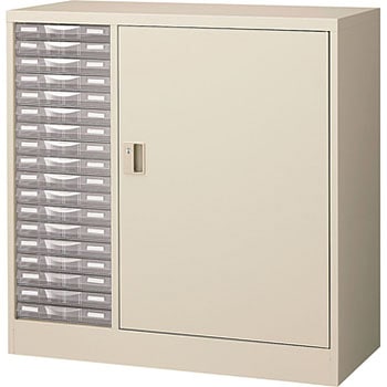 B4判コンビ書庫 プラスチック引出し 生興