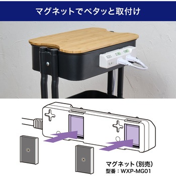 耐雷スイッチ付タップ AC125V 15A 3個口 LEDランプ仕様 独立スイッチ 雷から接続機器を守る耐雷サージ付 ELPA