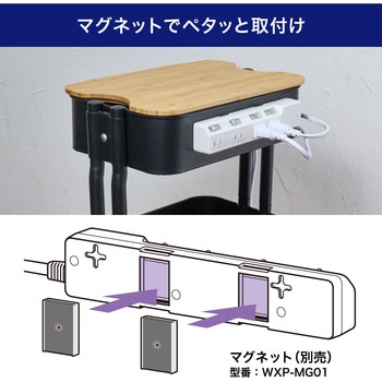 耐雷スイッチ付タップ AC125V 15A 4個口 LEDランプ仕様 独立スイッチ 雷から接続機器を守る耐雷サージ付 ELPA