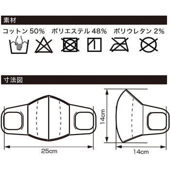HBV-028  ヘンリービギンズ 日本製 洗える 耳が痛くなりにくい COOLMAX シームレスマスク HenlyBegins(ヘンリービギンズ)