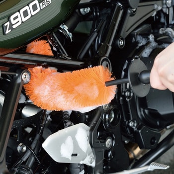 バイク用 傷防止カバー付き フレキシブルエンジンブラシ DAYTONA(デイトナ)