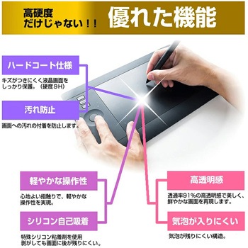 液晶保護フィルム Artisul D16 / D16Pro 15.6インチ 液晶ペンタブレット対応 高硬度9H メディアフューチャー