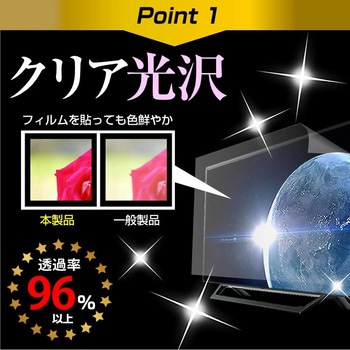 液晶保護フィルム シャープ AQUOS 2T-C32AE1 32インチ 光沢クリア メディアフューチャー