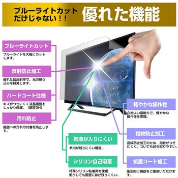液晶保護フィルム アーウィンジャパン ATG-43B 4.3インチ ブルーライトカット 反射防止 メディアフューチャー