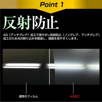 液晶保護フィルム ユピテル YPB744  7型 カーナビ用 反射防止 メディアフューチャー