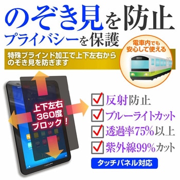 液晶保護フィルム Apple iPad 第10世代 2022年版 10.9インチ 上下左右4方向の覗き見防止 メディアフューチャー