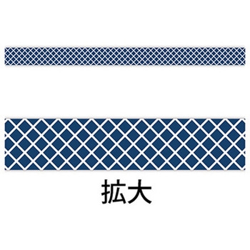 年間タイトルポップ レールPOP 格子柄 6．5×89cm 4枚入リ BH9-0962 アルファ(販促)