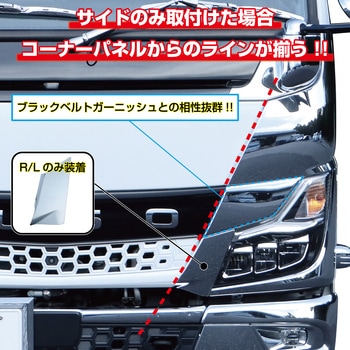 ふそう2t'20キャンター標準用 フロントグリルアンダーパネル JET INOUE(ジェットイノウエ)