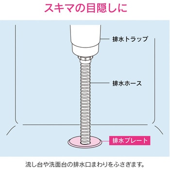 ガオナ 排水プレート 排水口 穴を隠す GAONA(ガオナ)