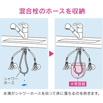 GA-HW008 ガオナ 水受容器 引出しホース用 シンク 洗面 1個 GAONA