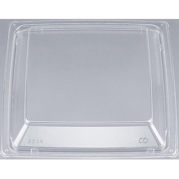 BFコモ角皿内 浅嵌合蓋 - シーピー化成