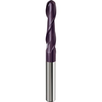 2枚刃ボールエンドミル Power line セミロングFIREコート グーリング